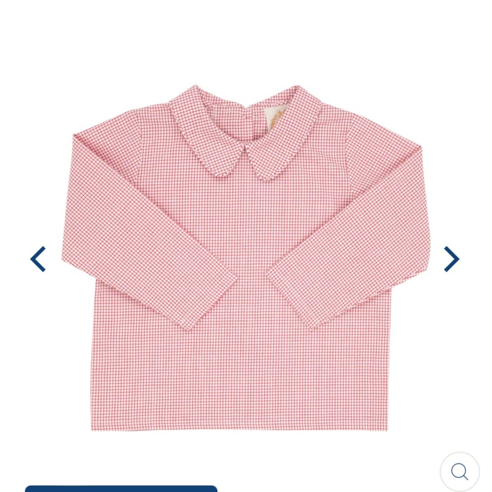 NWT TBBC PETER PAN COLLAR SHIRT
